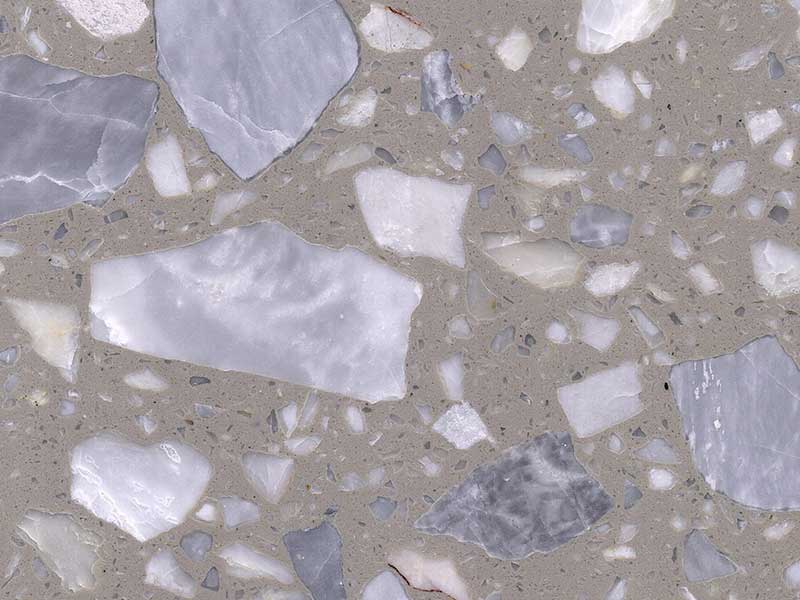 除了铺地板和地砖，水磨石也可以成为首选